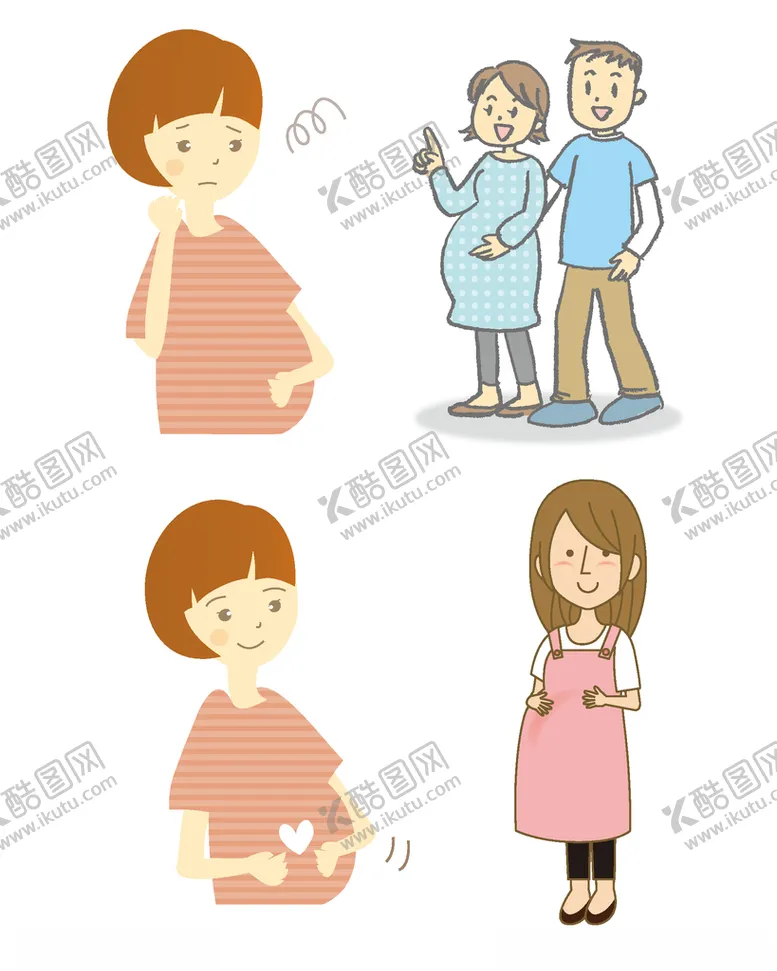 编号：40555504191520128353【酷图网】源文件下载-怀孕妈妈