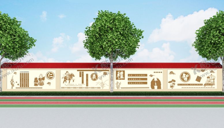 编号：60430510020656169169【酷图网】源文件下载-校园浮雕