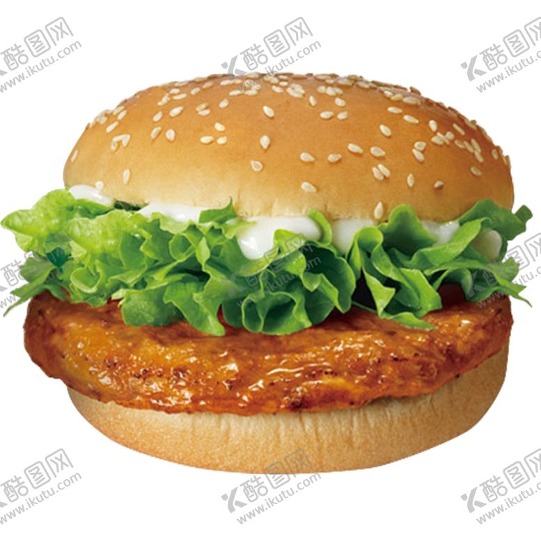 编号：93120309132217382728【酷图网】源文件下载-香辣牛肉汉堡