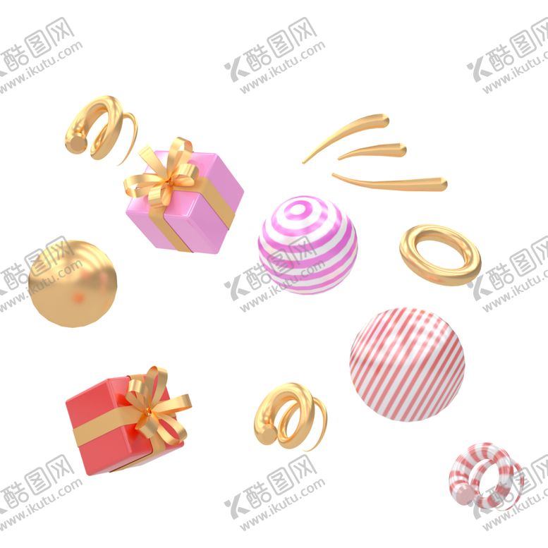 编号：82859504161305376893【酷图网】源文件下载-质感礼品元素