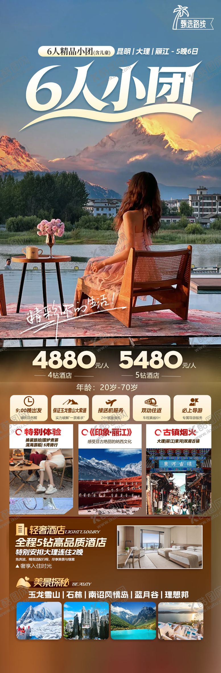 编号：80971411191802438213【酷图网】源文件下载-云南旅游景点长图海报