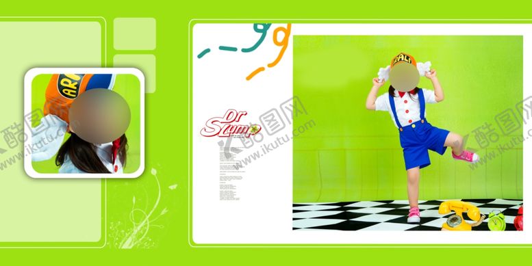 编号：98260110080216289829【酷图网】源文件下载-儿童相册模版