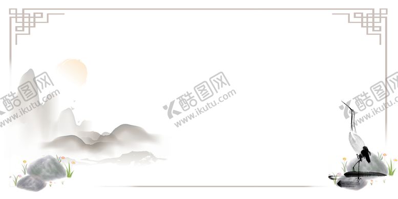 编号：55030211200337269649【酷图网】源文件下载-水墨意境山水画