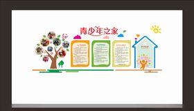 青年之家活动形象墙