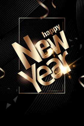 新年快乐元旦海报背景虎
