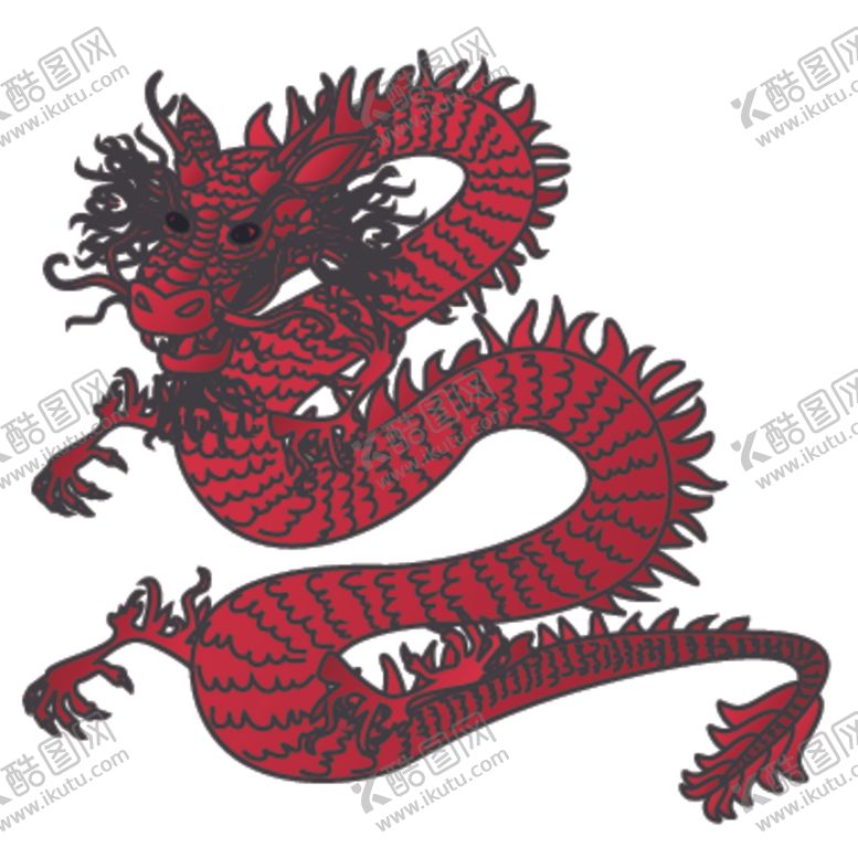 编号：86659005010722269413【酷图网】源文件下载-龙形象设计图案