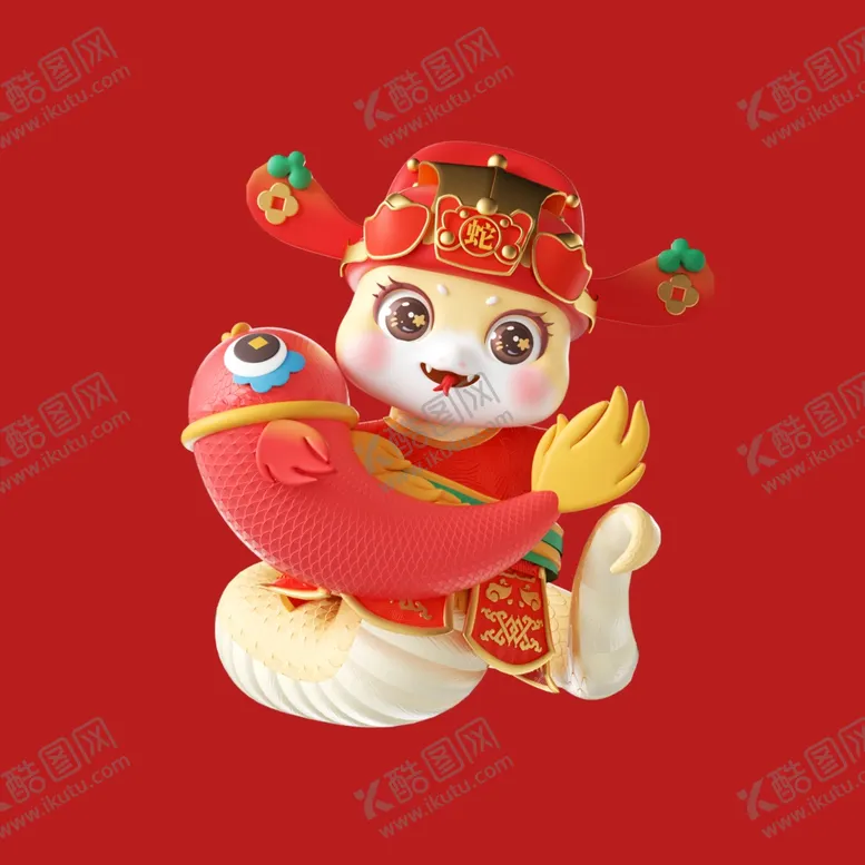 编号：96296901290736296574【酷图网】源文件下载-手绘卡通小蛇
