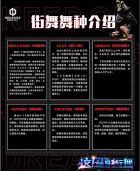 街舞舞种介绍