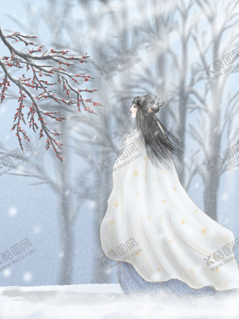 编号：37430509151200181529【酷图网】源文件下载-古风女子