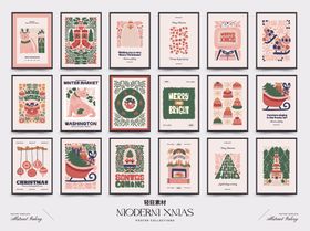 圣诞主题图案设计集合