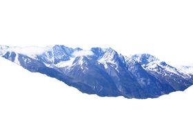 雪山山峰山顶自然背景海报素材