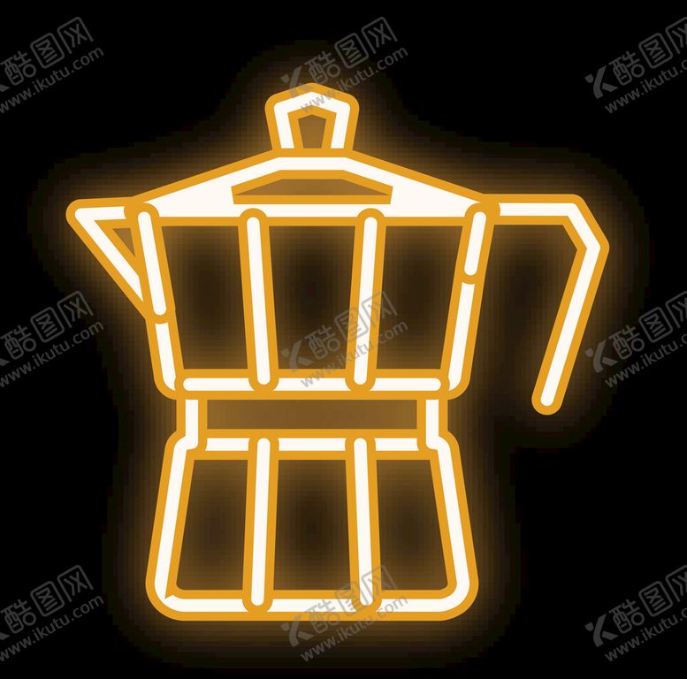 编号：45698405130557255671【酷图网】源文件下载-茶壶霓虹灯