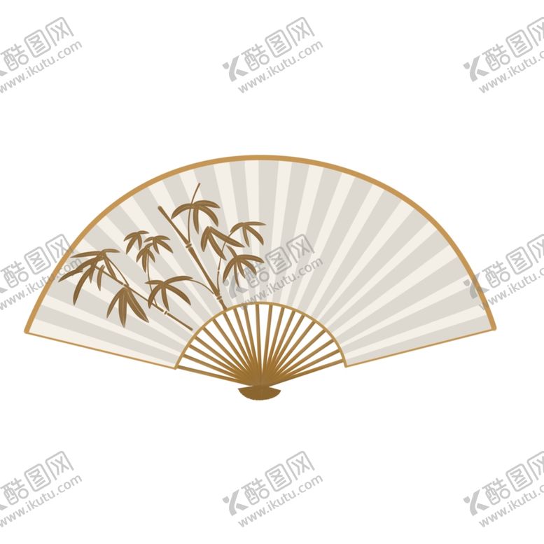 编号：83256305010804525624【酷图网】源文件下载-水墨竹扇子文化
