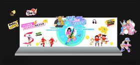 音乐节卡通人物图案