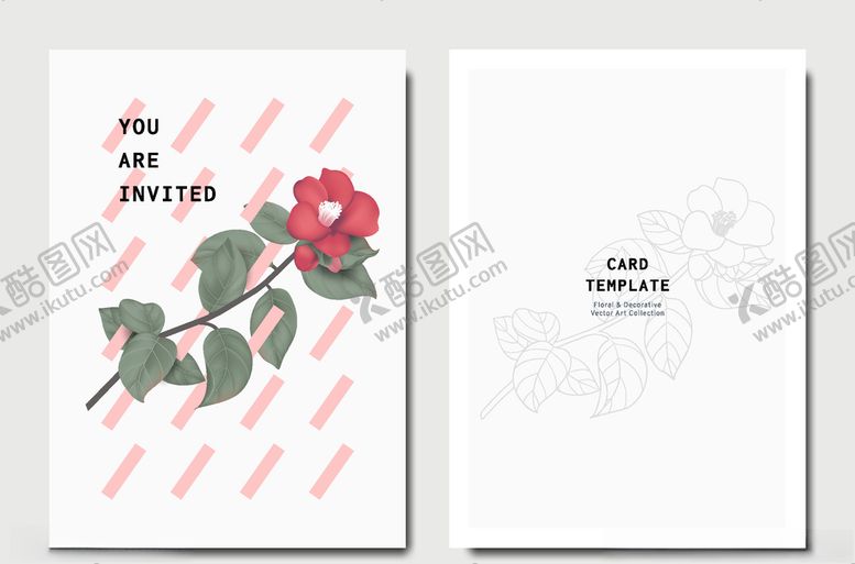 编号：20904109201555102357【酷图网】源文件下载-鲜花邀请函