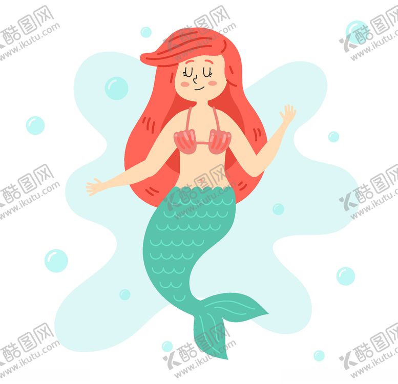 编号：32921809241312202322【酷图网】源文件下载-美人鱼