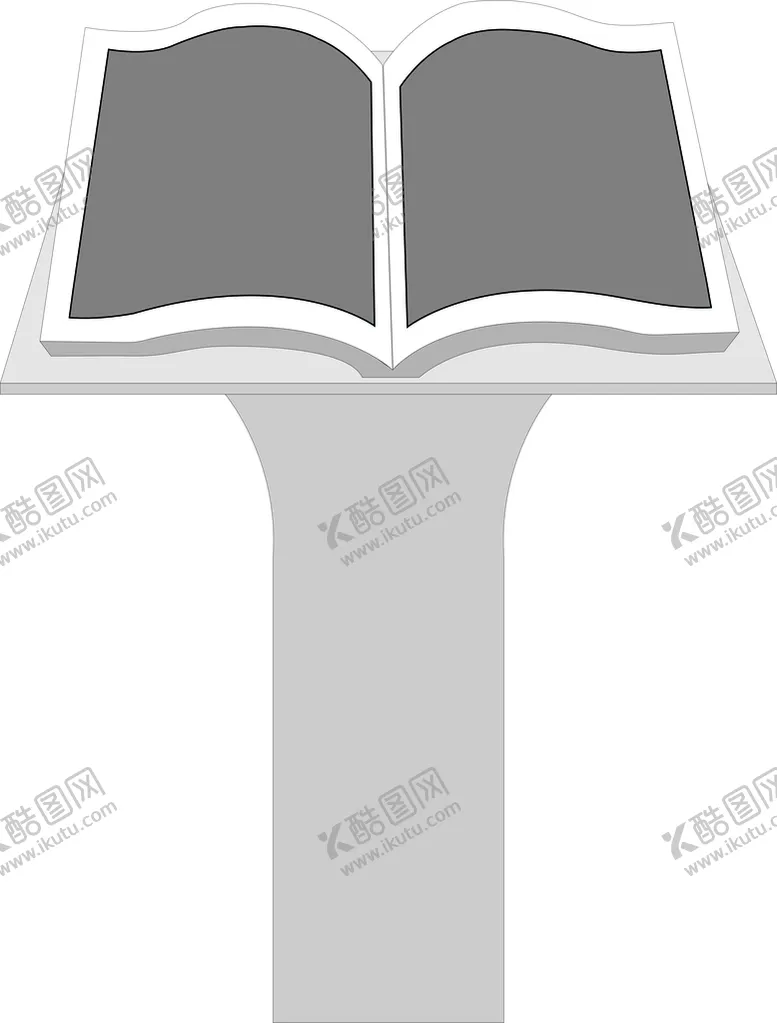 编号：89265710061142299056【酷图网】源文件下载-书本雕塑