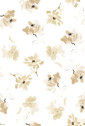 数码印花水彩花