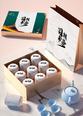 中国风vi展示样机