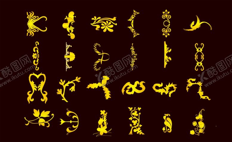 编号：13812001240717417291【酷图网】源文件下载-古典花纹图案