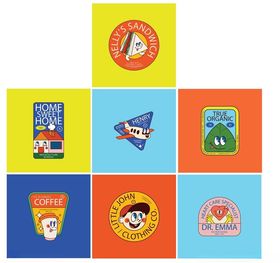 趣味卡通形象贴纸LOGO标志