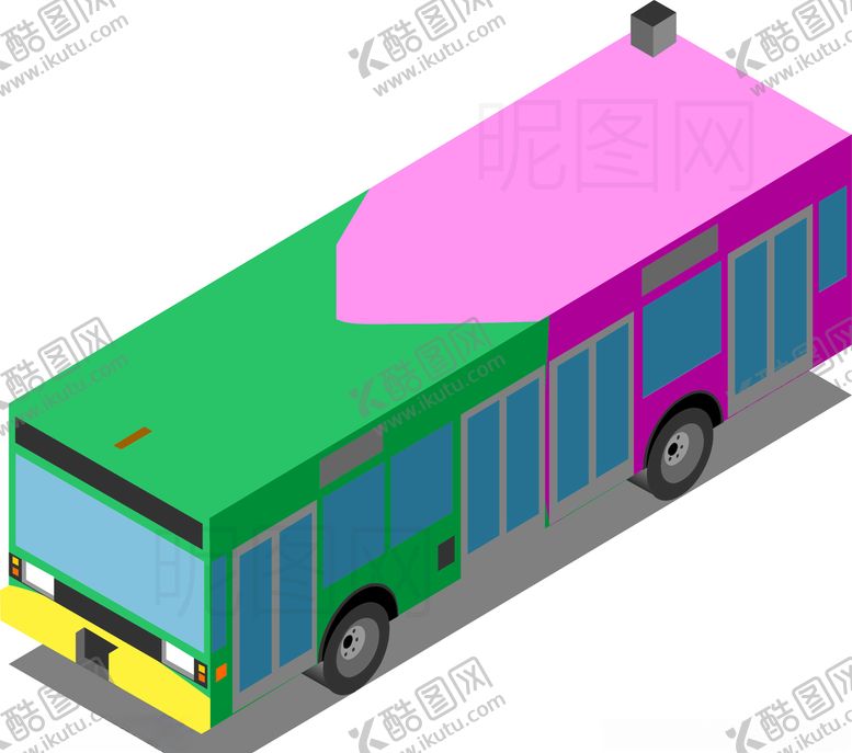 编号：98231810200825054894【酷图网】源文件下载-公交车