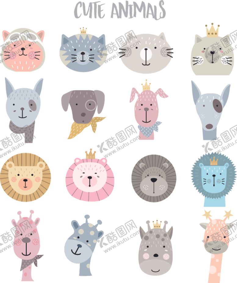 编号：22299810081244406839【酷图网】源文件下载-卡通动物