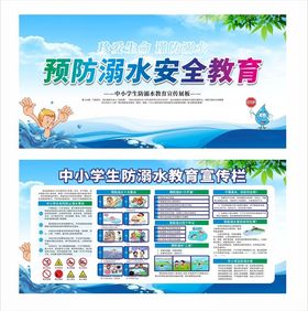 溺水安全教育展板