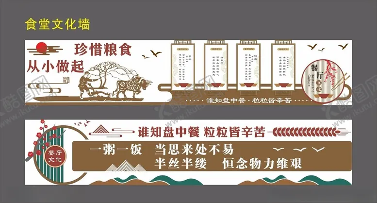 编号：60590706291456115688【酷图网】源文件下载-食堂文化墙