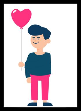 手绘男人男孩动画卡通动画卡通