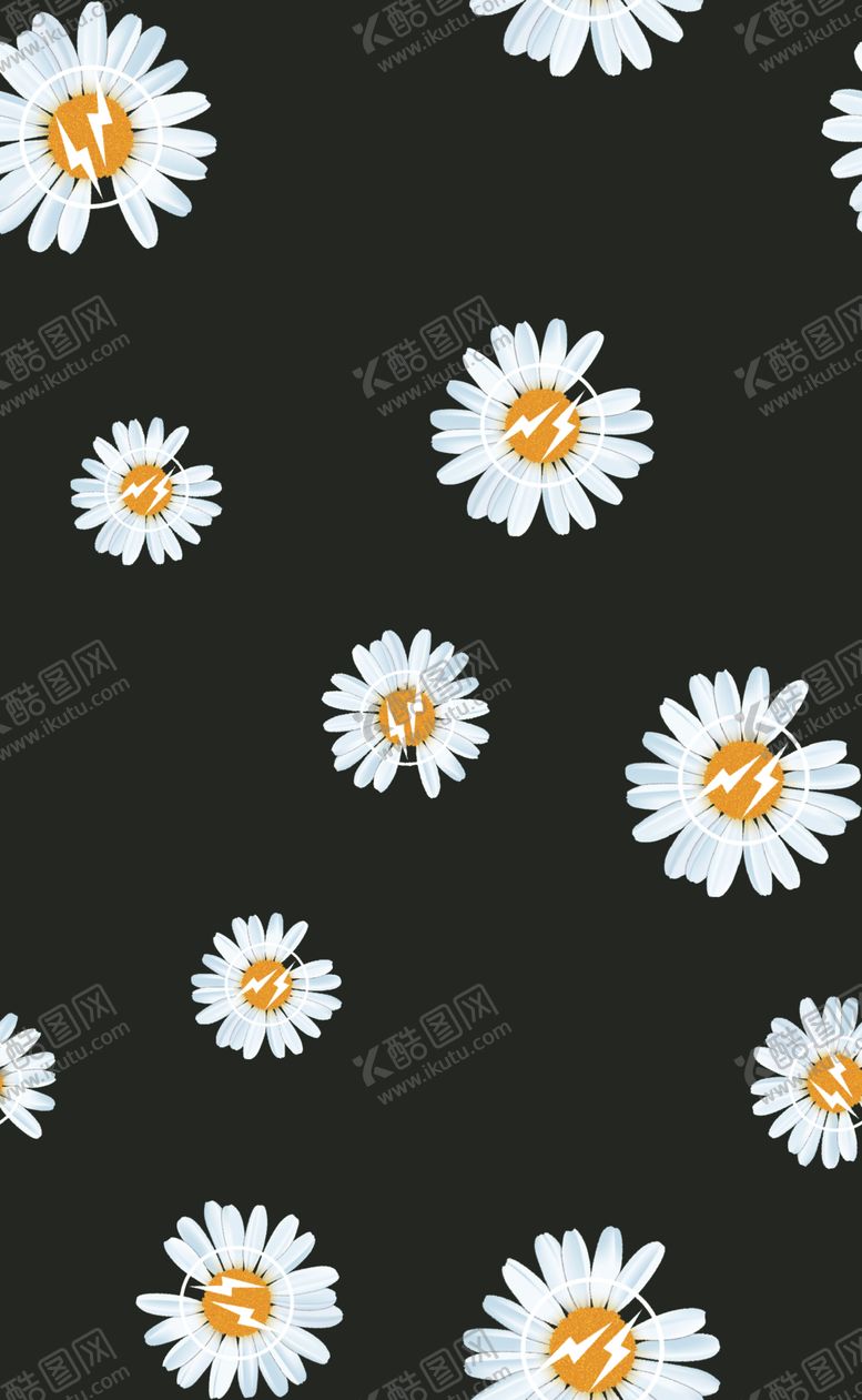 编号：96173606271032203591【酷图网】源文件下载-大牌小碎花小清新雏菊