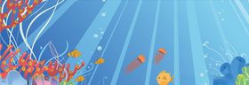 珊瑚海藻海草水母鱼类