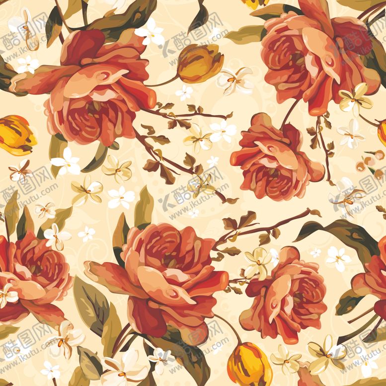 编号：53083410140536277395【酷图网】源文件下载-手绘鲜花