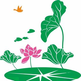 矢量荷花