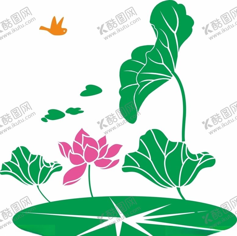 编号：24713205050359501082【酷图网】源文件下载-矢量荷花