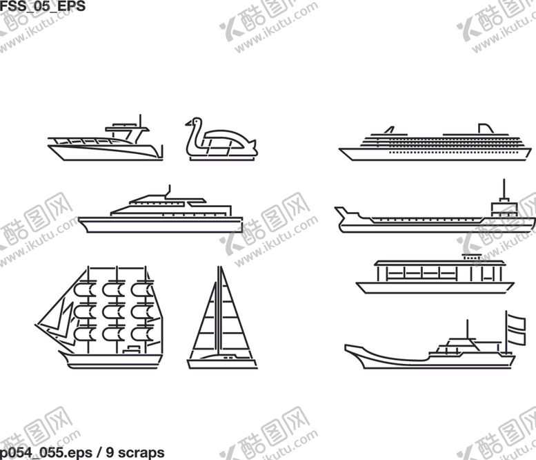 编号：18804610251414137787【酷图网】源文件下载-交通工具豪华游船