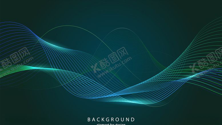 编号：59104606242107243312【酷图网】源文件下载-绿色线条背景