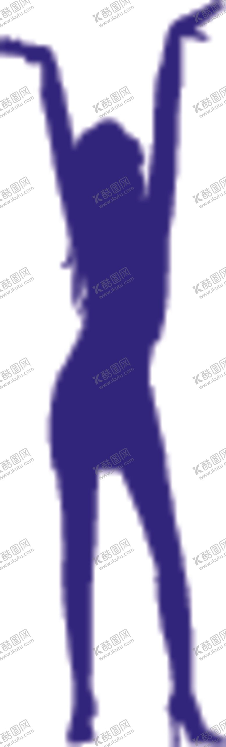 编号：99395805050959209470【酷图网】源文件下载-时尚美女剪影
