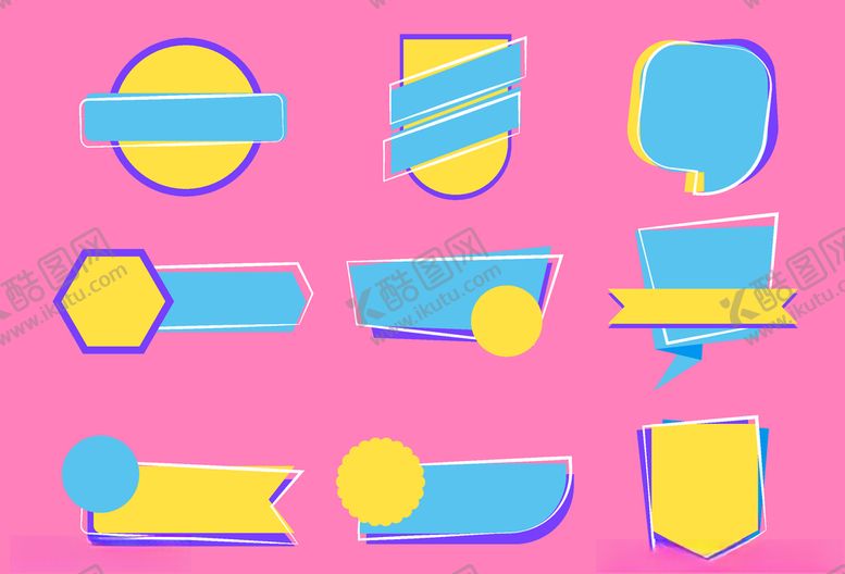 编号：14793509292359227001【酷图网】源文件下载-矢量标签素材