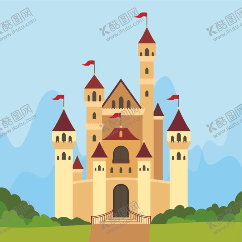 编号：19015110021527439482【酷图网】源文件下载-卡通城堡