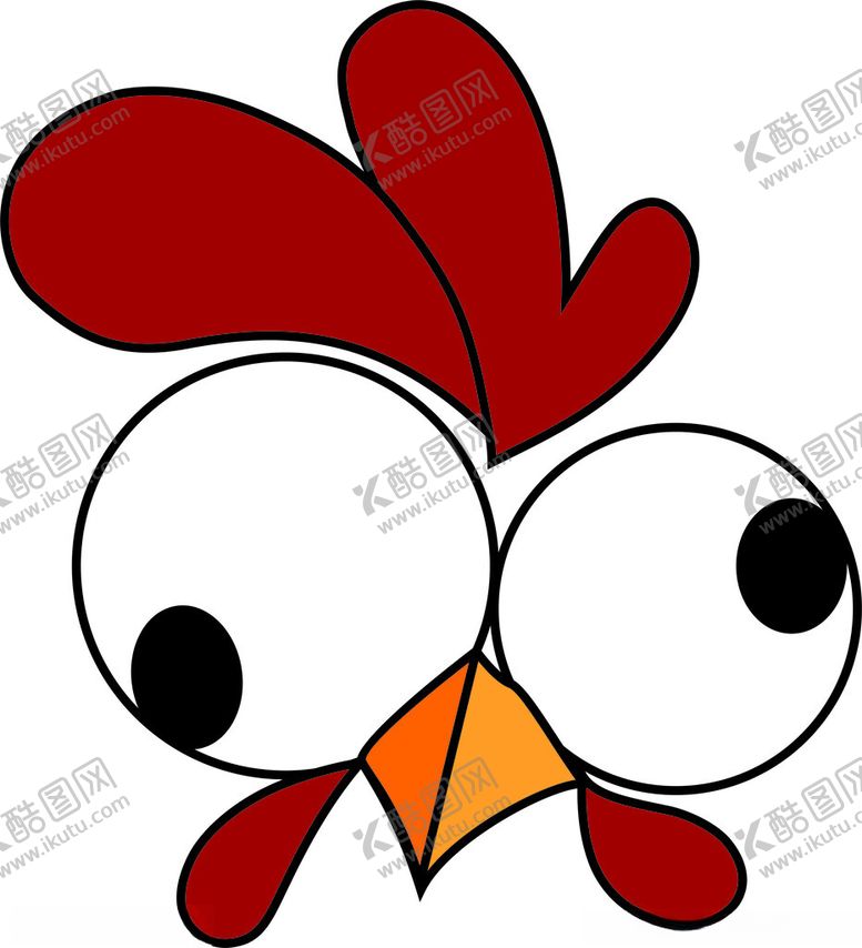 编号：82483102251344402995【酷图网】源文件下载-卡通公鸡logo