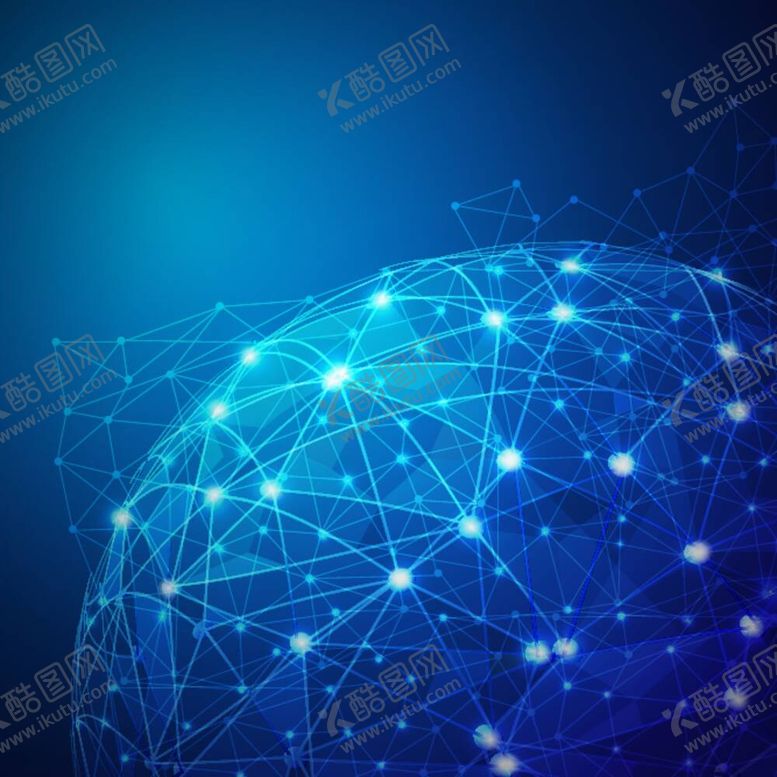 编号：63829110082304085982【酷图网】源文件下载-蓝色科技几何球体