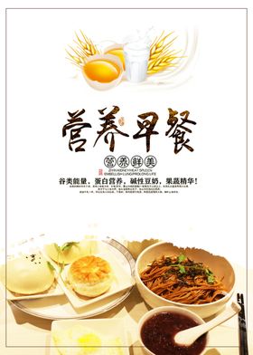 早餐海报