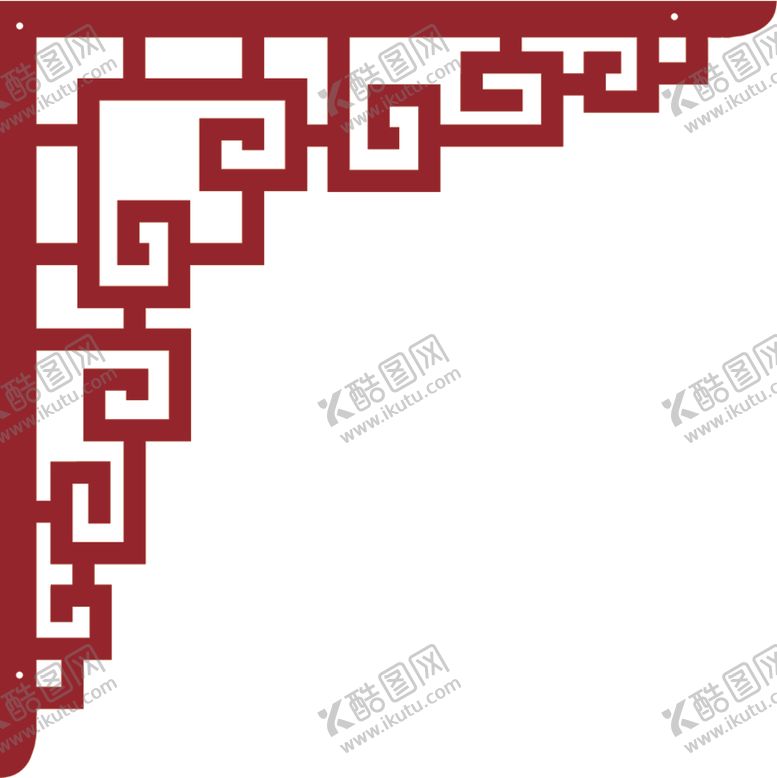 编号：80939703150617142982【酷图网】源文件下载-中国风边角素材