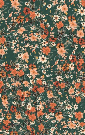 小碎花设计印数码印手绘