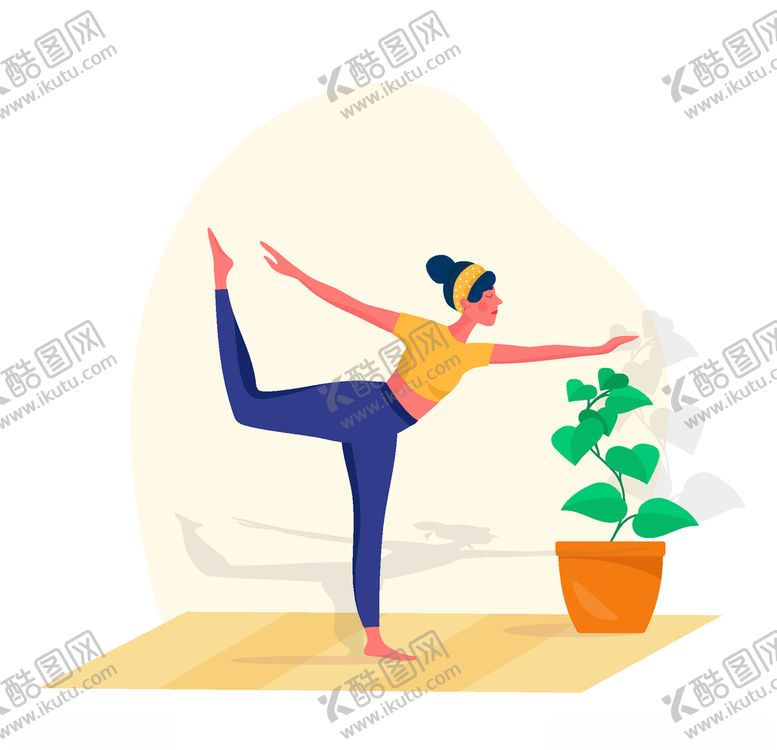 编号：48433410051348108042【酷图网】源文件下载-瑜伽