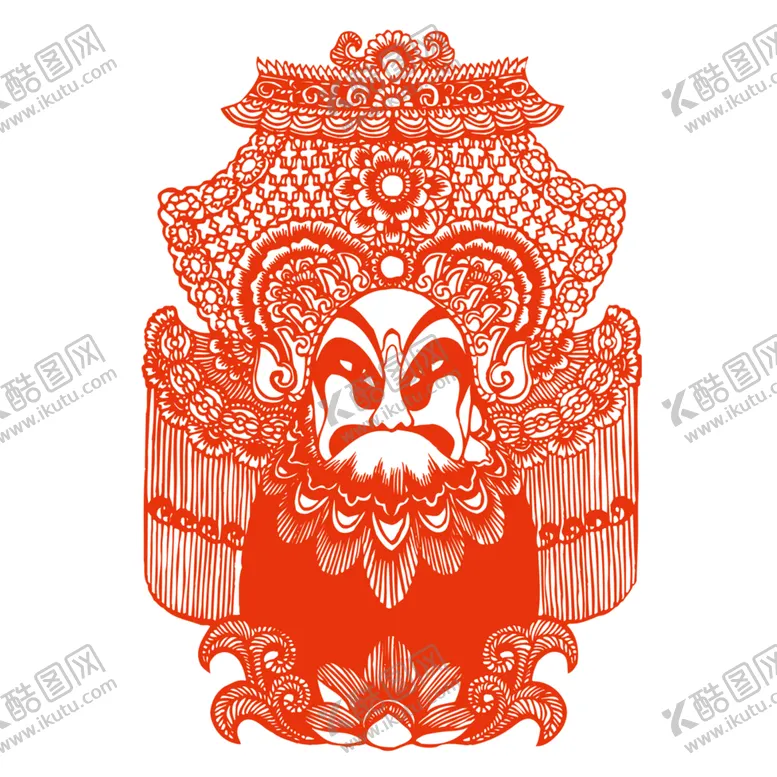 编号：59442102070236001690【酷图网】源文件下载-春节新年剪纸PNG素材