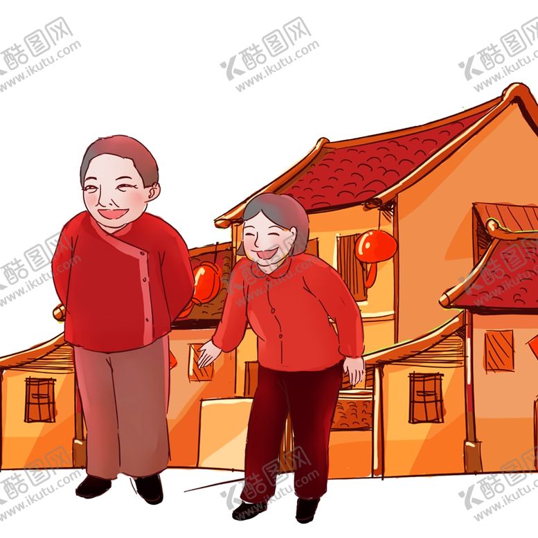 编号：93307409120004178567【酷图网】源文件下载-等待回家的老人