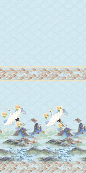 卡通风格划船场景插画