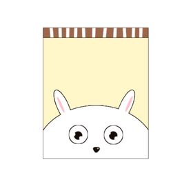 卡通文本小兔叽白兔子动物元素